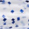 klar blau glitzer