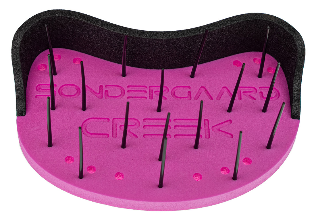 Sondergaard Schnurkorb Creek Stripping Basket black & pink