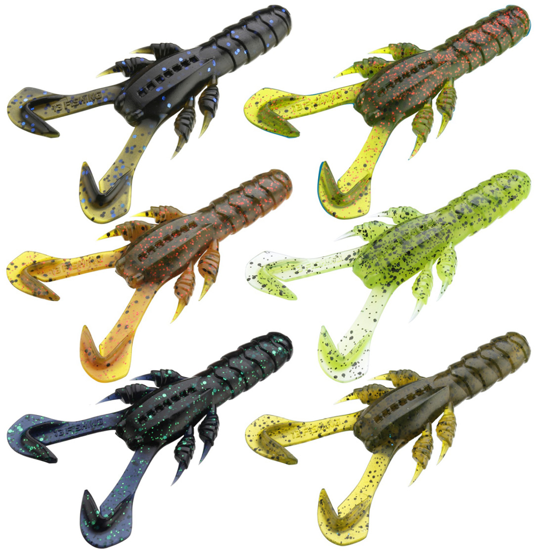 P-20424_13_Fishing_Ninja_Craw_Gummikrebs_Creature_Baits_TITEL 13 Fishing Ninja Craw Gummikrebs Creature Baits 7,6 cm