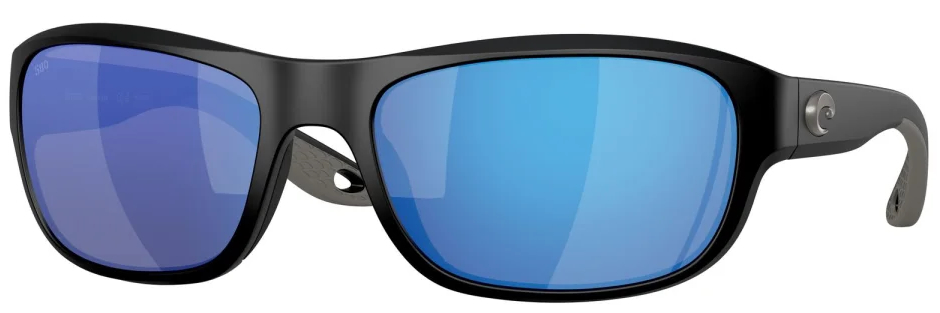 Costa Polarisationsbrille Clipperton Matte Black (Blue Mirror 580G)