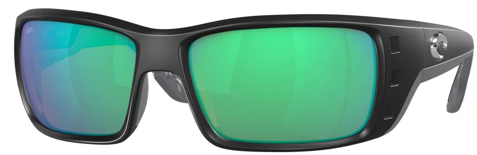 Costa Polarisationsbrille Permit Matte Black (Green Mirror 580G)