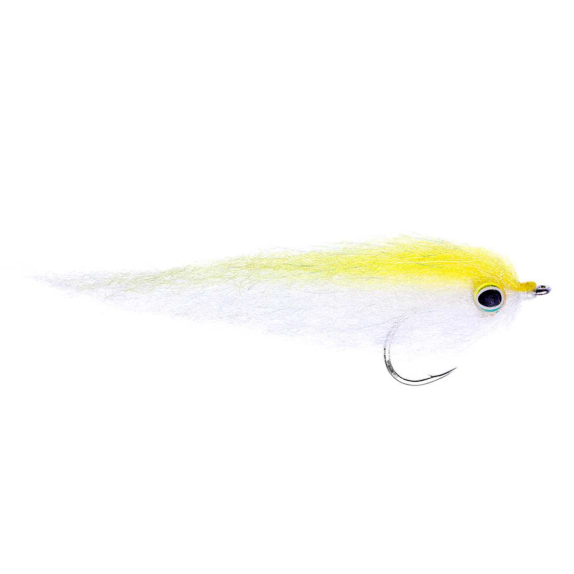 Fishient H2O Streamer - Sculpted Baitfish yellow & white