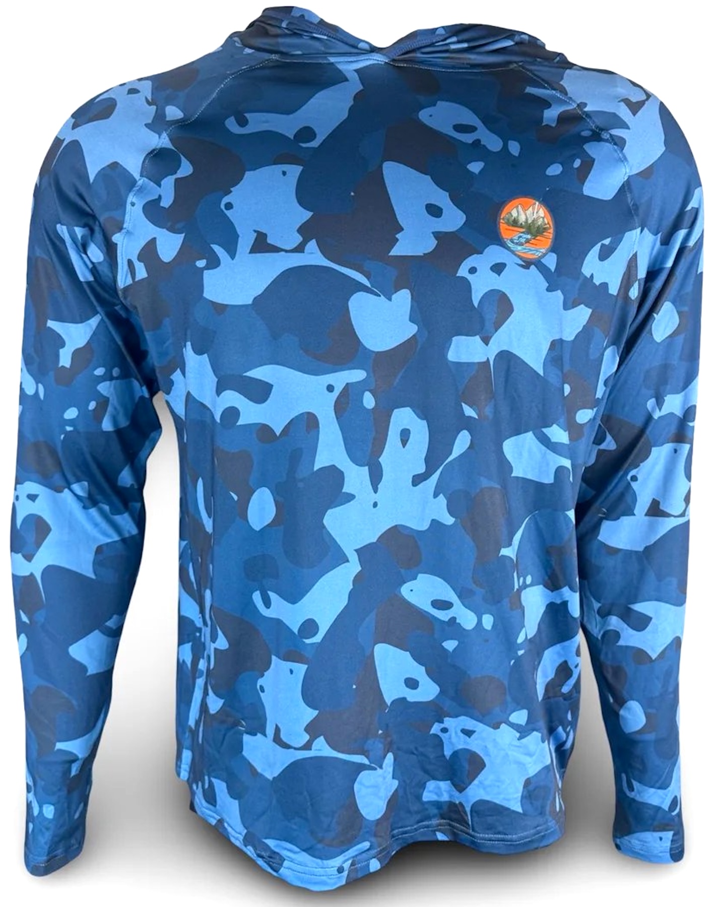 Backcountry Skinz Solarflexz UVPro Hoody Blue Surge Camo