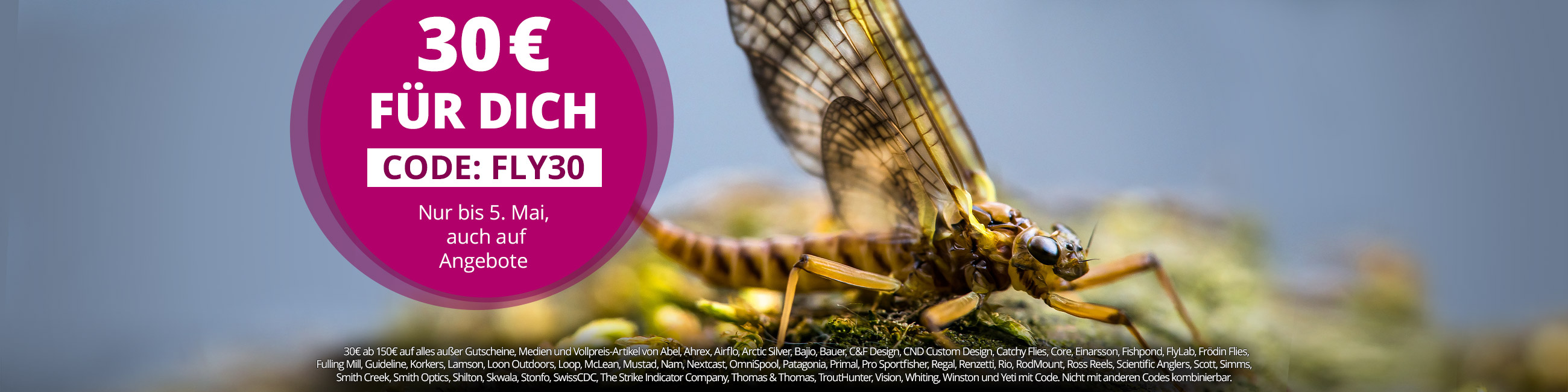 30€ für Dich mit Code FLY30 bis 5.5.