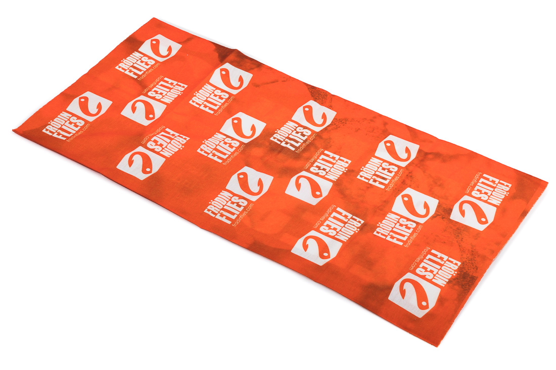 Frödin Flies Neck Tube Orange Kopf- und Mulitfunktionstuch