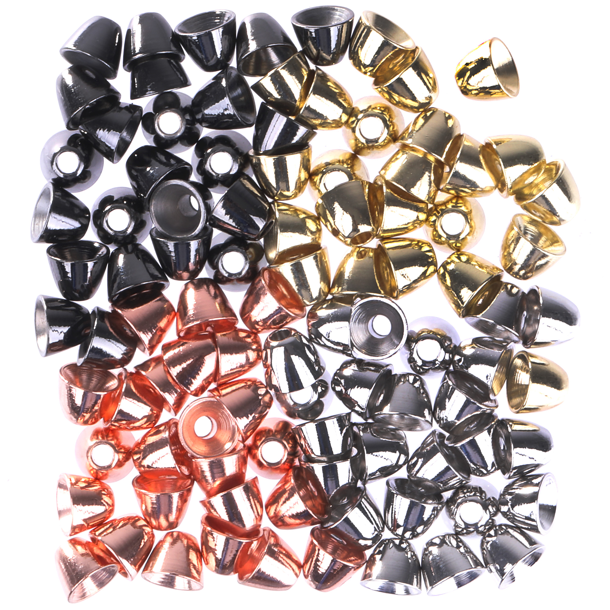 Wapsi Plated Cone Heads 24 pc Pack