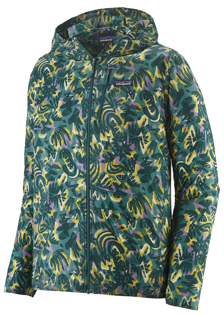 Patagonia M's Houdini Jacket Windbreaker Jacke WBWE - Wild Botanist: Wetland Blue