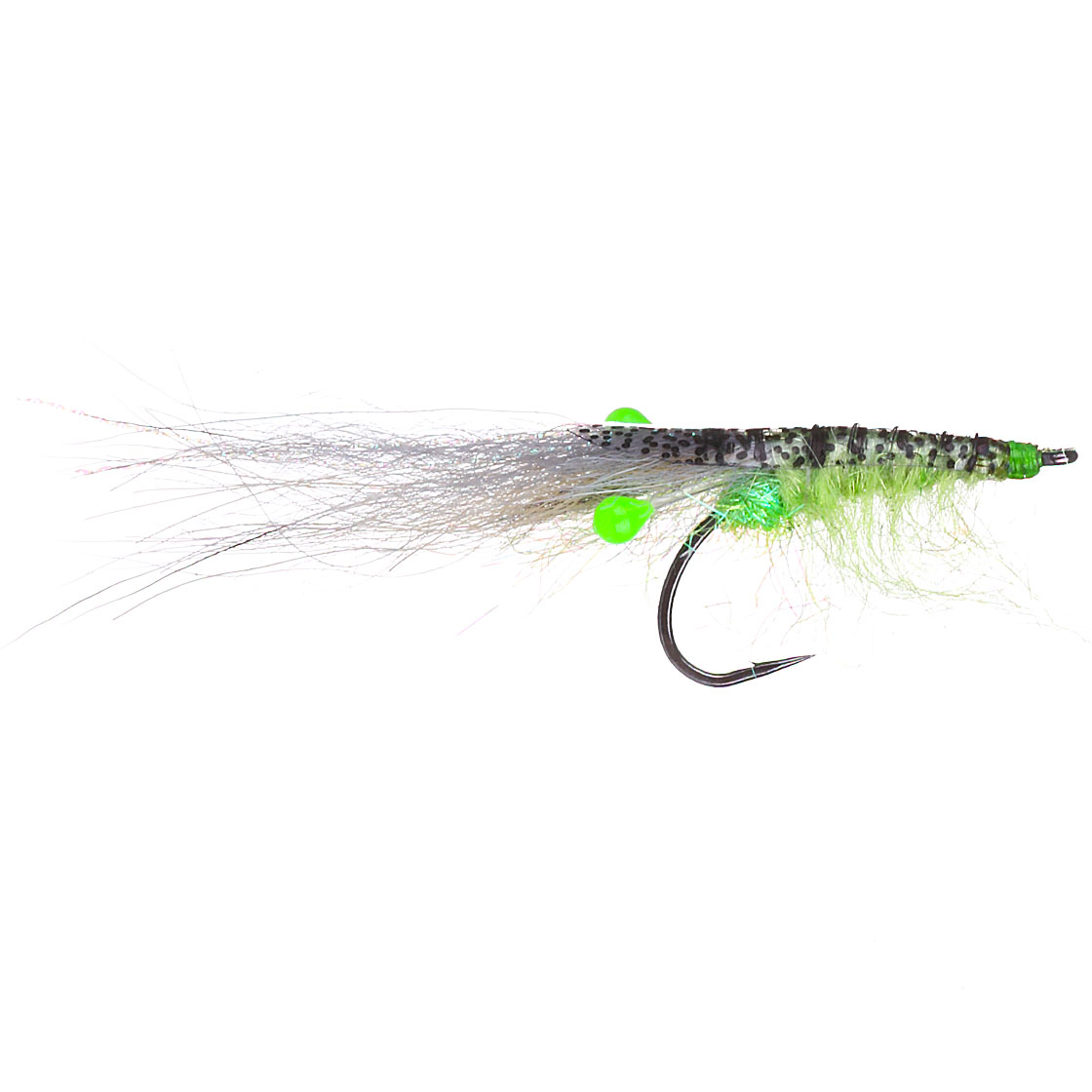 adh-fishing Meerforellenfliege - Shell Shrimp Fluo Green