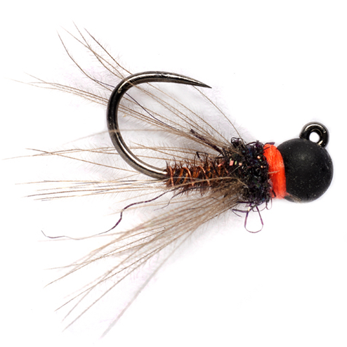 P-21096_Fulling_MIll_CDC_Phesant_Tail_Matte_Black Fulling Mill Nymphe -  CDC Pheasant Tail Jig Matte Black Barbless