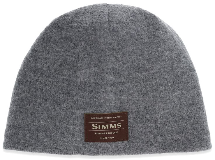 Simms Hayward Wool Beanie Mütze gunmetal