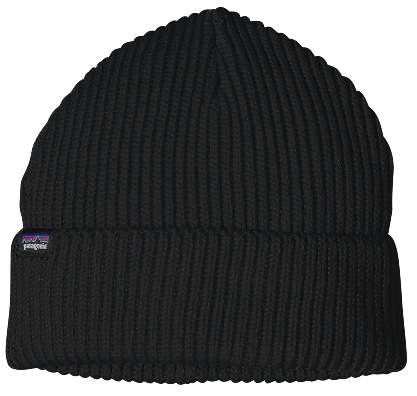 Patagonia Fishermans Rolled Beanie Mütze BLK