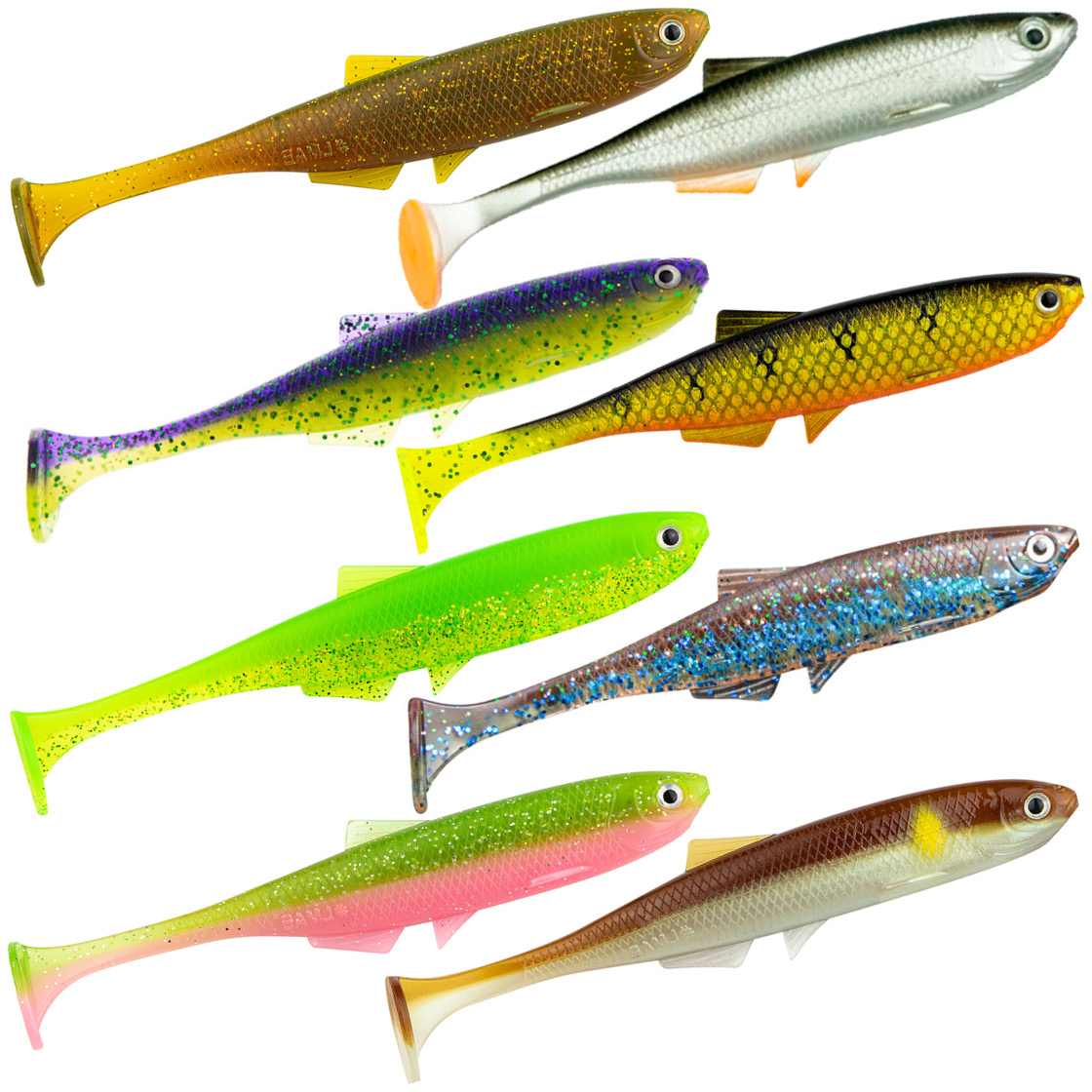 LMAB KØFI (KÖFI) Bleak Shad 12 cm Gummifisch