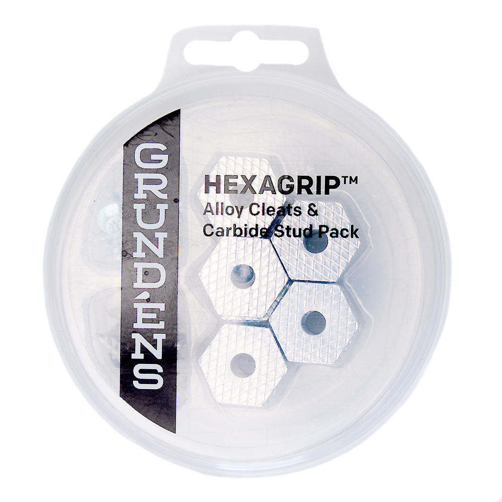 Grundéns HEXAGRIP Cleat & Stud Puck Pack Spikes paasend für alle Grundéns Watschuhe mit Gummisohle