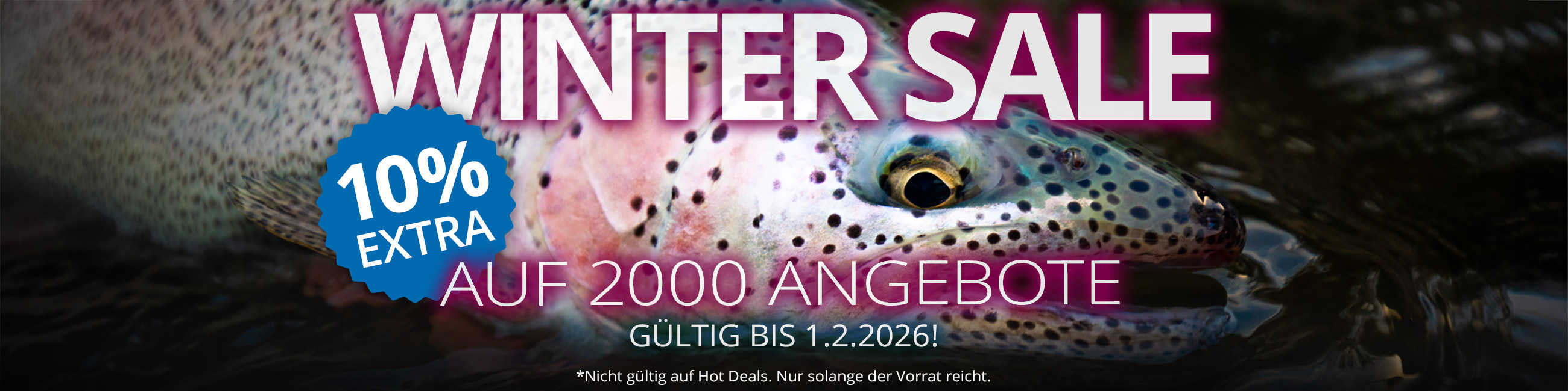 WINTER SALE: 10% Extra auf 2000 Angebote