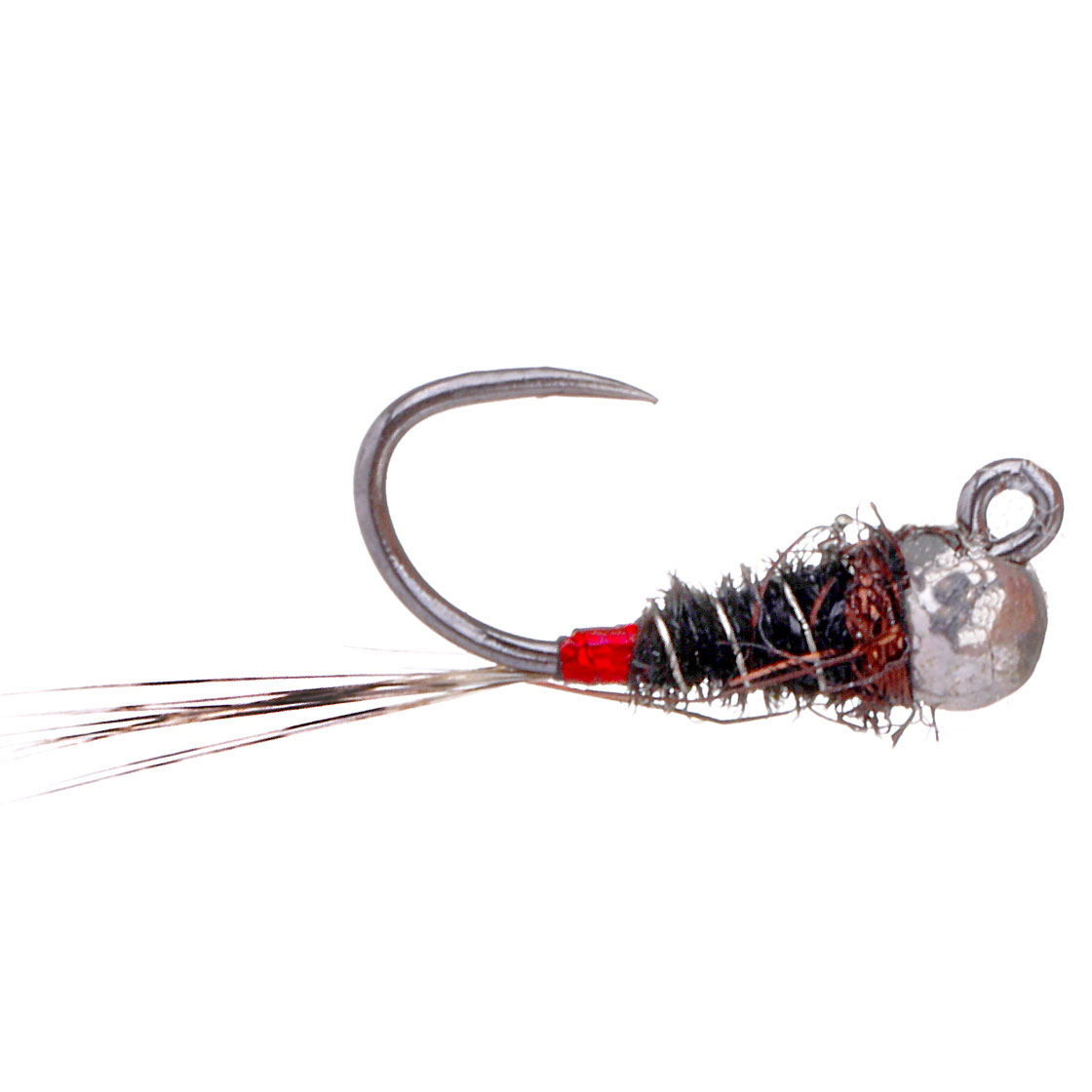 adh-fishing Nymphe - Red Holo Tag Jig