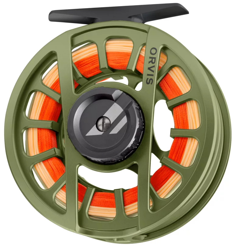 Orvis Hydros Fliegenrolle matte olive