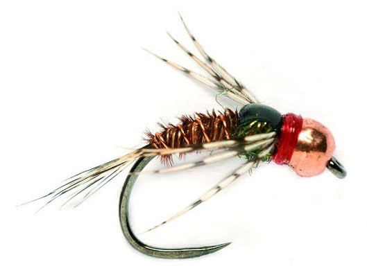 FullingMill_Red-Collar-Leggy Fulling Mill Nymphe - Red Collar Leggy Pheasant Tail