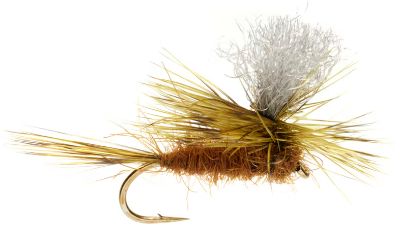 P-29081_Fulling_Mill_Jackies_Corrib_Parachute_olive_ Fulling Mill Technical Dryfly Jackie's Corrib Parachute Olive #14 Trockenfliege
