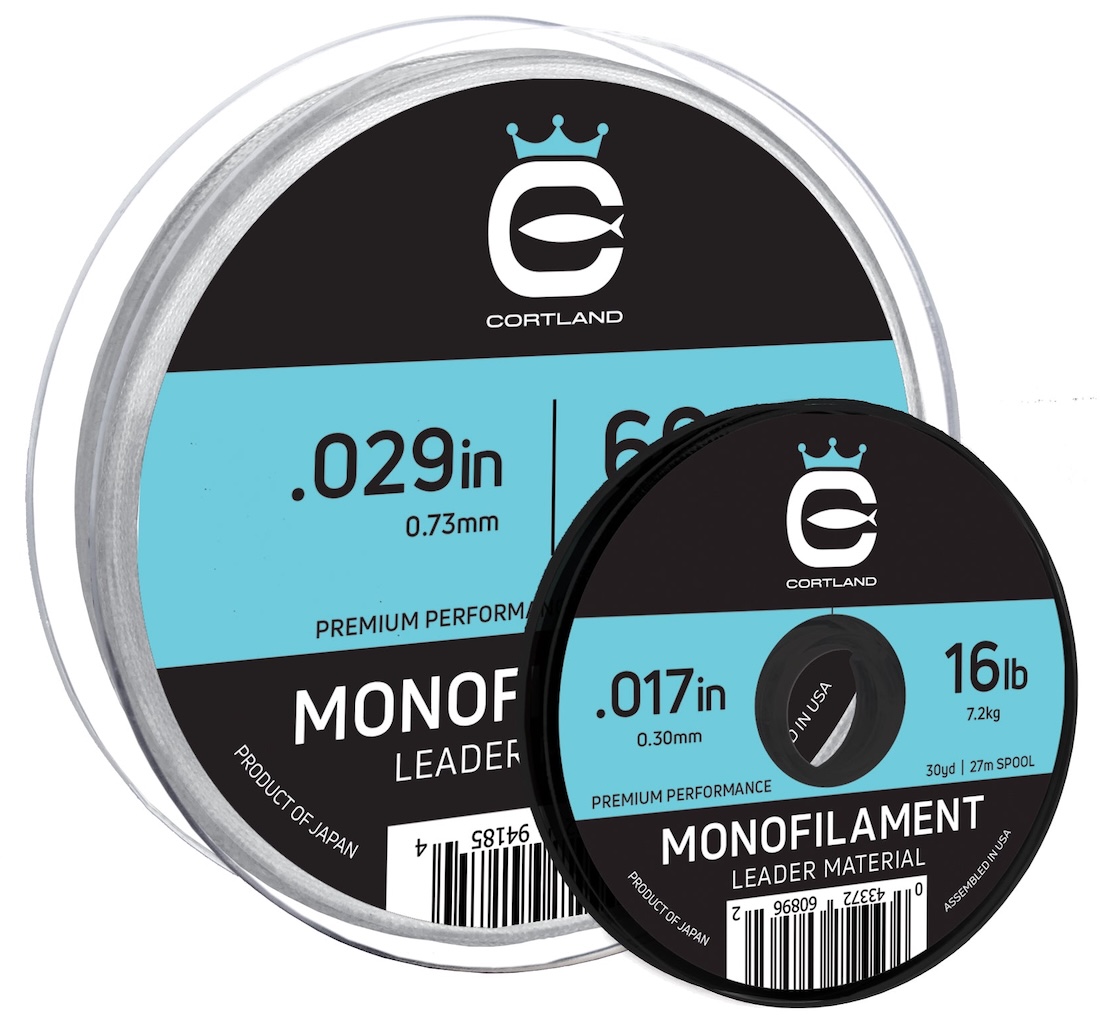 Cortland Saltwater Monofilament Nylon Leader Materia Cear Vorfachmaterial 50 yds