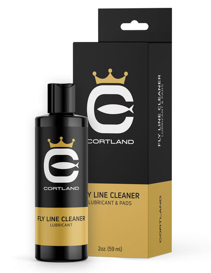 Cortland Fly Line Cleaner Lubricant & Pads Schnurreiniger