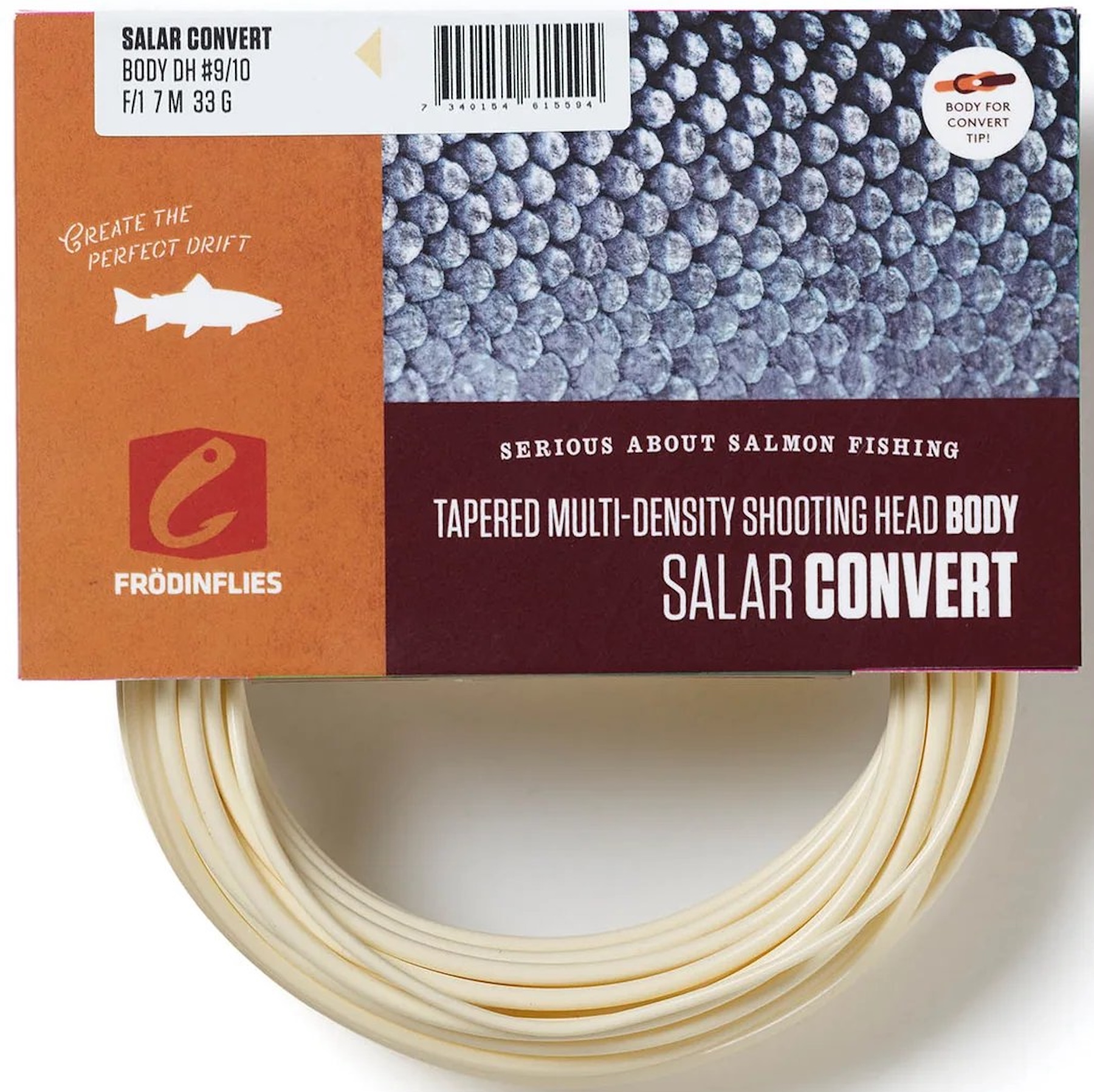 Frödin Salar Convert Short Spey Doublehand Shooting Head Floating-Intermediate Schusskopf