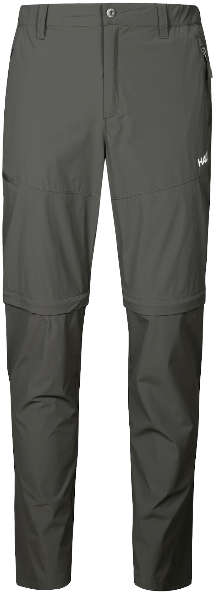 Halti Pallas Cool Stretch Zip-Off Pants UPF90+ Wet Wading Hose Chimera Grey
