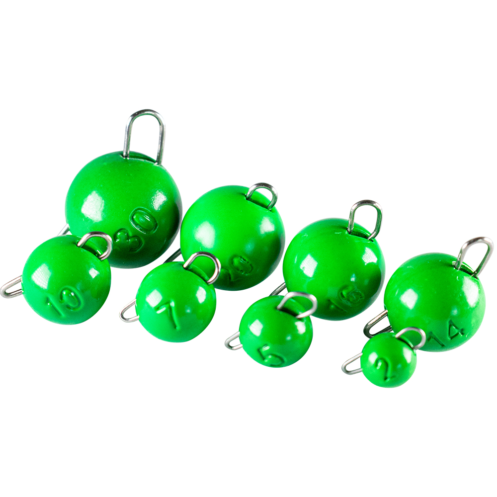 LMAB Tungsten Chebu Sinker fluo green