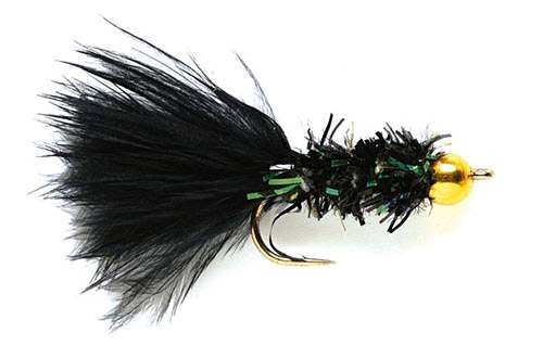 Fulling Mill Streamer - Cactus Fly schwarz