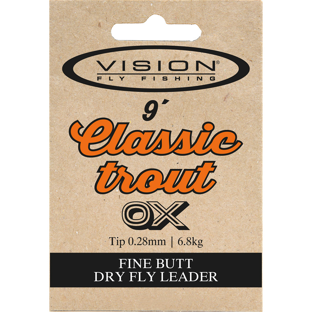 Vision_Classic_Trout_Tapered_Leader_9ft_3 Vision Tapered Leader Classic Trout 9 ft