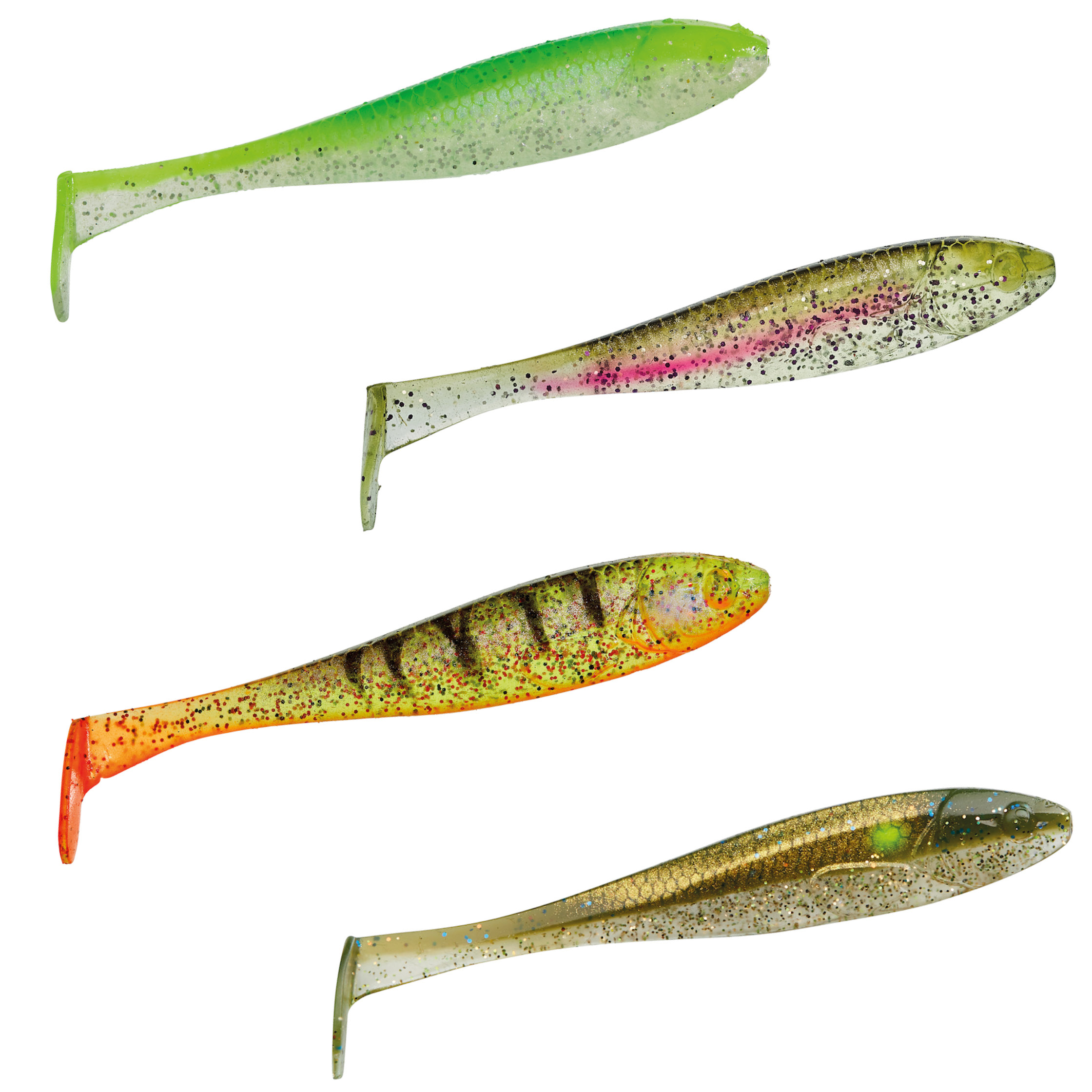 Illex Magic Slim Shad 5'' / 12,7 cm Softbait 5er Set