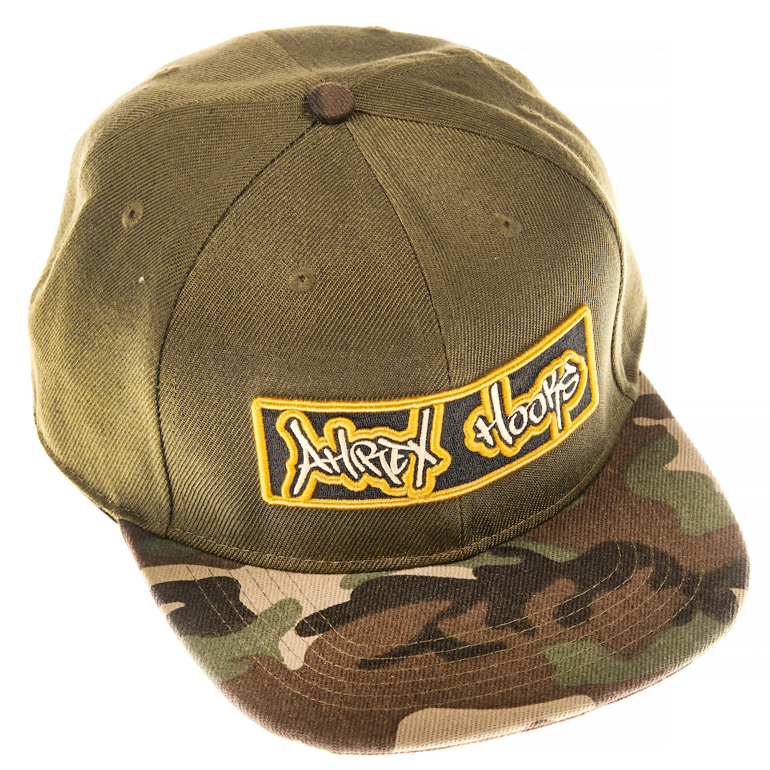 Ahrex Flat Brim Patch Cap Schirmmütze camo