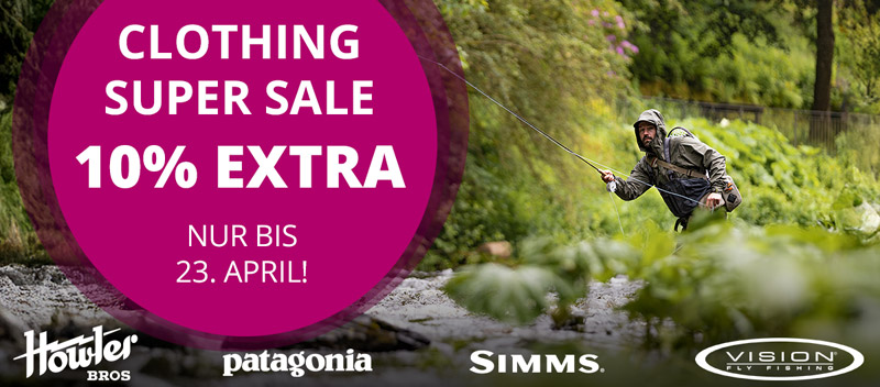 Clothing Super Sale: 10% Extra bis 23.4.