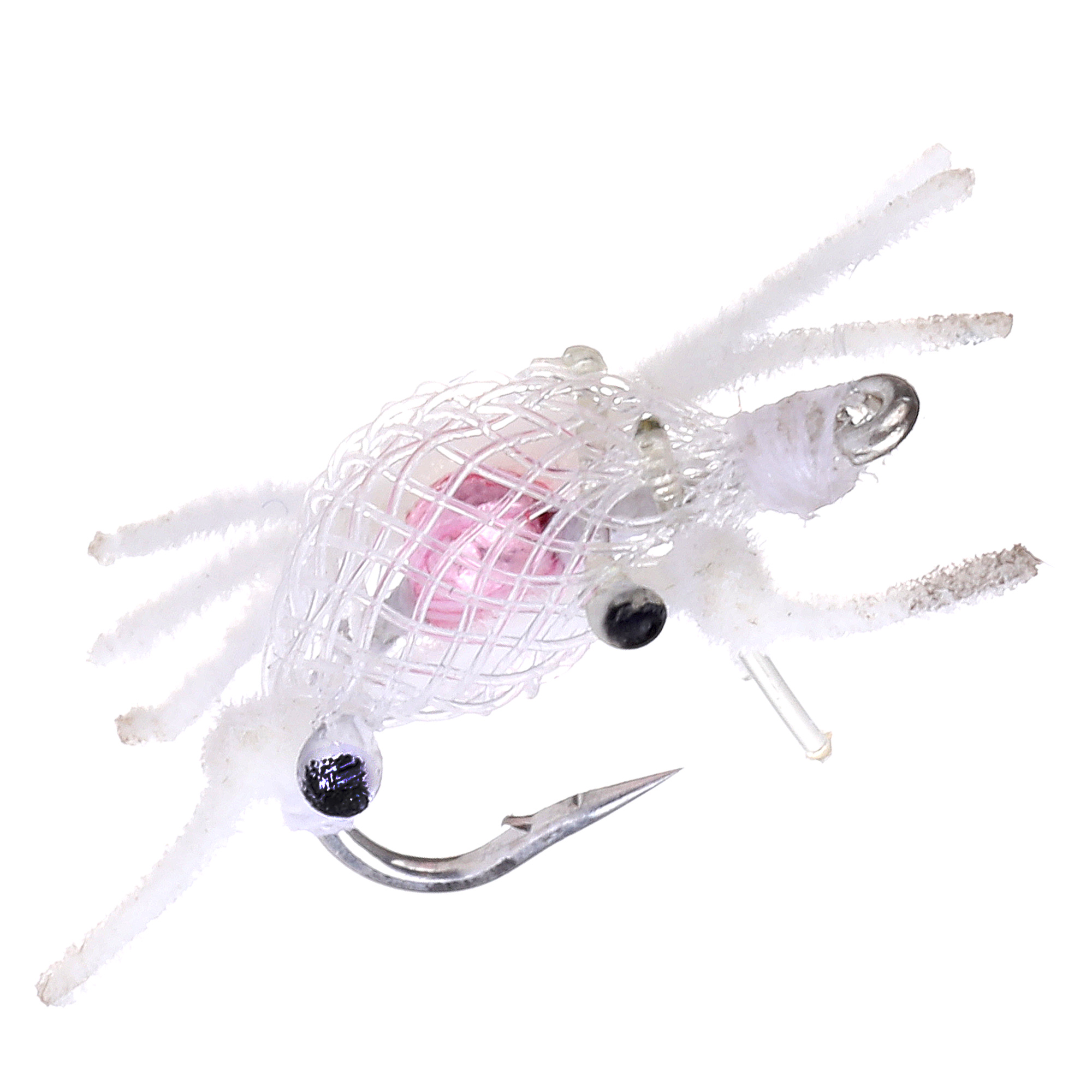 Superflies Alphlexo Crab Mini Clear White Legs Pink Hotspot