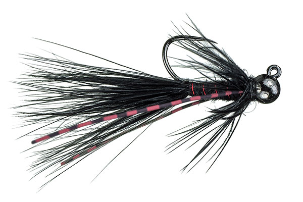 P-27049_MFC_Jig_Mini_Bugger_Black_ MFC Jig Mini Bugger Black Nymphe Barbless