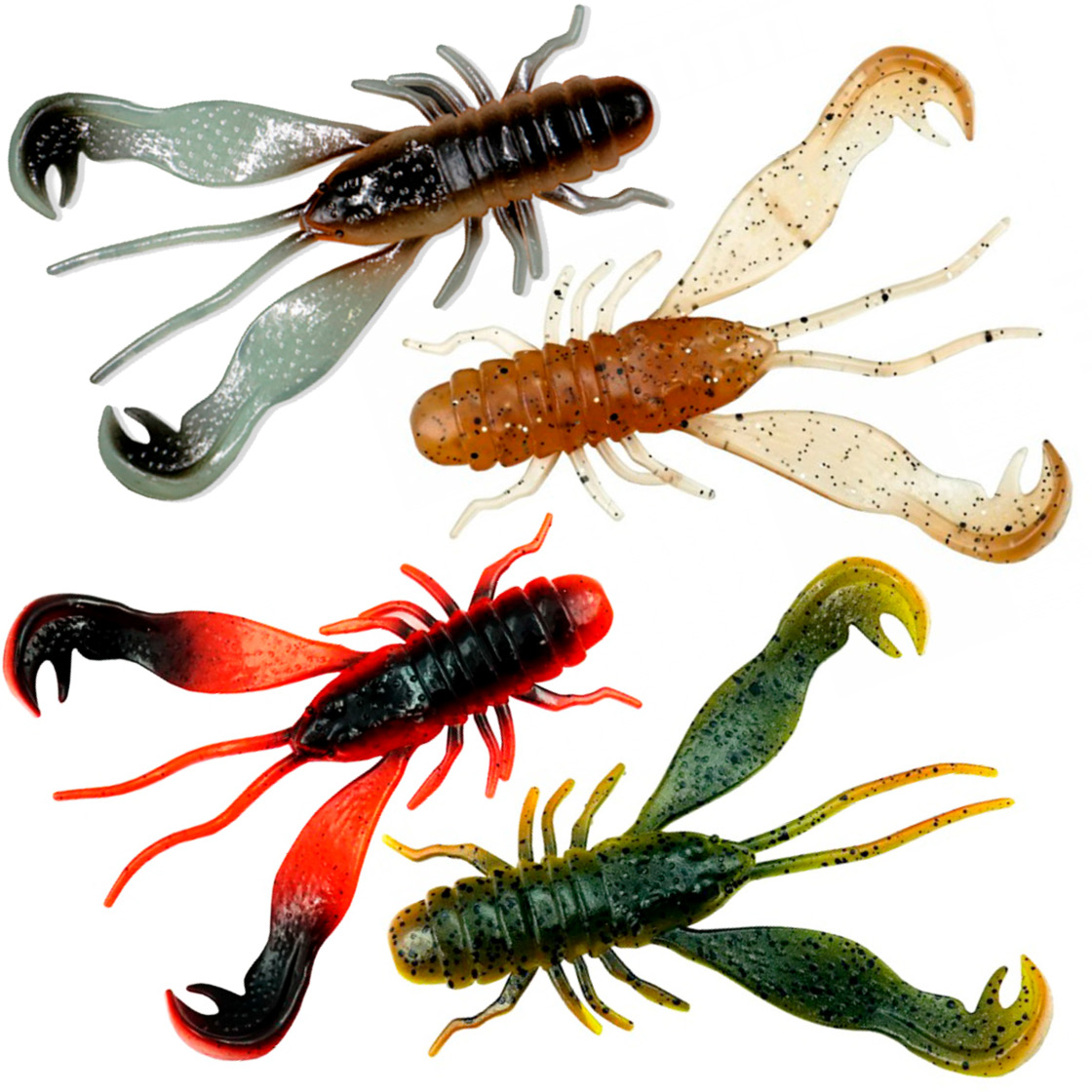 LMAB Finesse Filet Craw 7 cm Gummikrebs