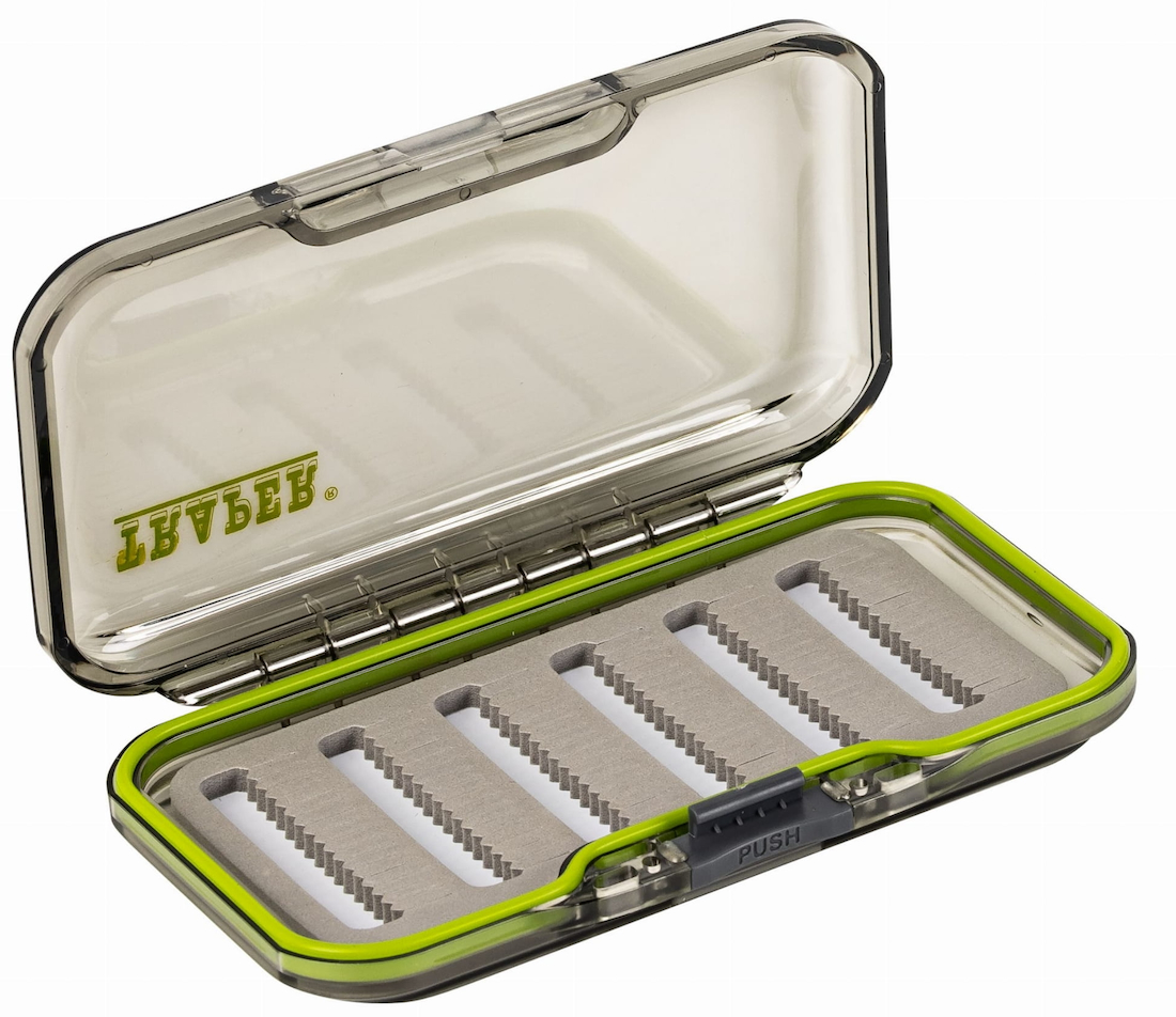 Traper Dryfly Push Open Box 158 x 86 x 26mm Fliegendose für Trockenfliegen