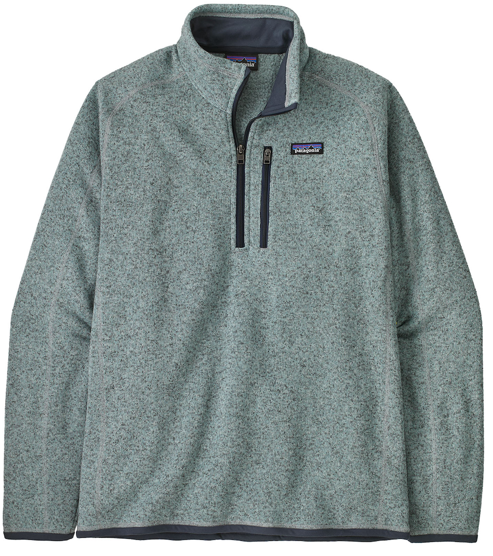 P-28143_Patagonia_Better_Sweater_1-4_Zip_TMBL_ Patagonia M's Better Sweater 1/4 Zip Pullover TMBL - Thermal Blue