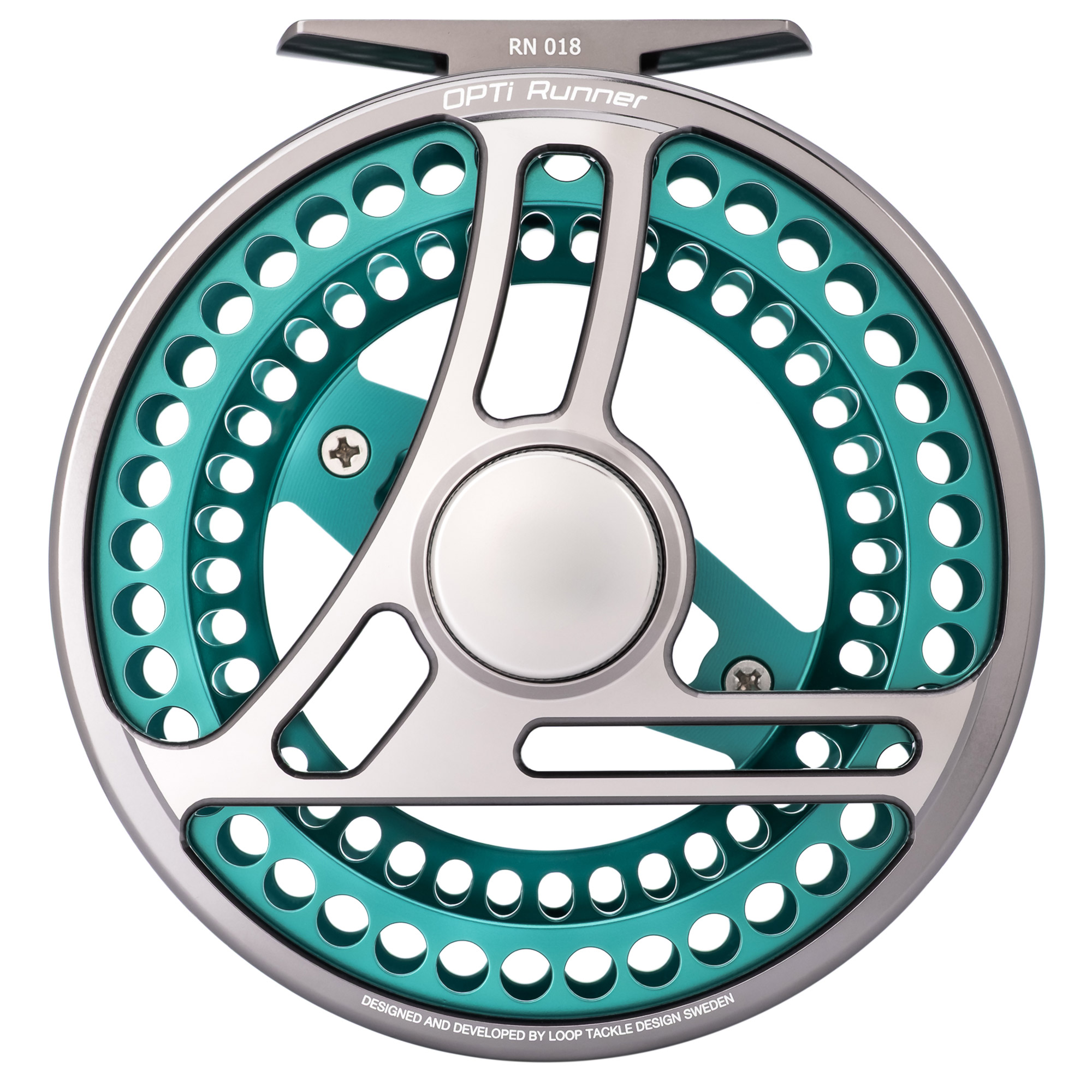Loop OPTI Runner Limited Edition Fliegenrolle Aurora Turquoise Loop OPTI Runner Limited Edition Fliegenrolle Aurora Turquoise