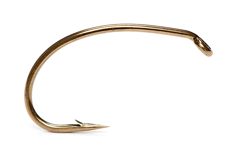 partridge_K4A-Grub-Shrimp-hook Partridge K4A Grub / Shrimp Down-Eye Haken