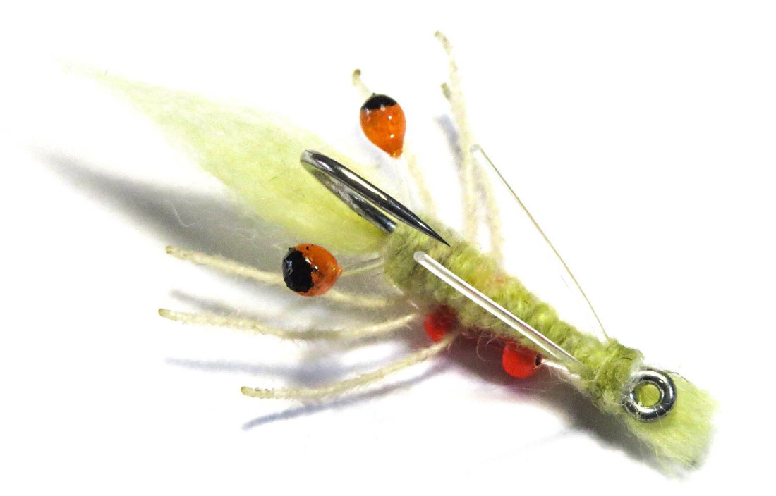 Fishient H2O Salzwasserfliege - James's Sand Prawn Lemon