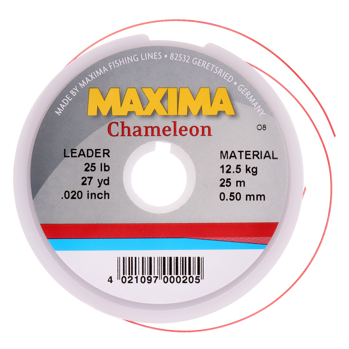 P-28897_Maxima-Mono-Tippet-25-m-auf-Spule-Chameleon Maxima Mono Tippet 25 m auf Spule Chameleon