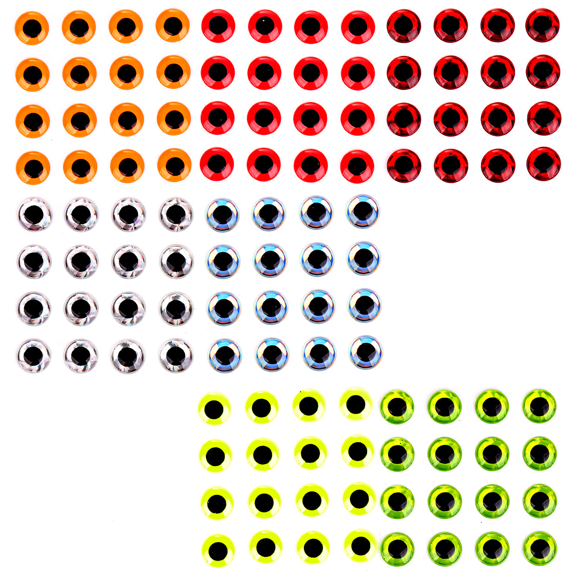 Fulling Mill Epoxy 3D Eyes - Big Pack - Augen
