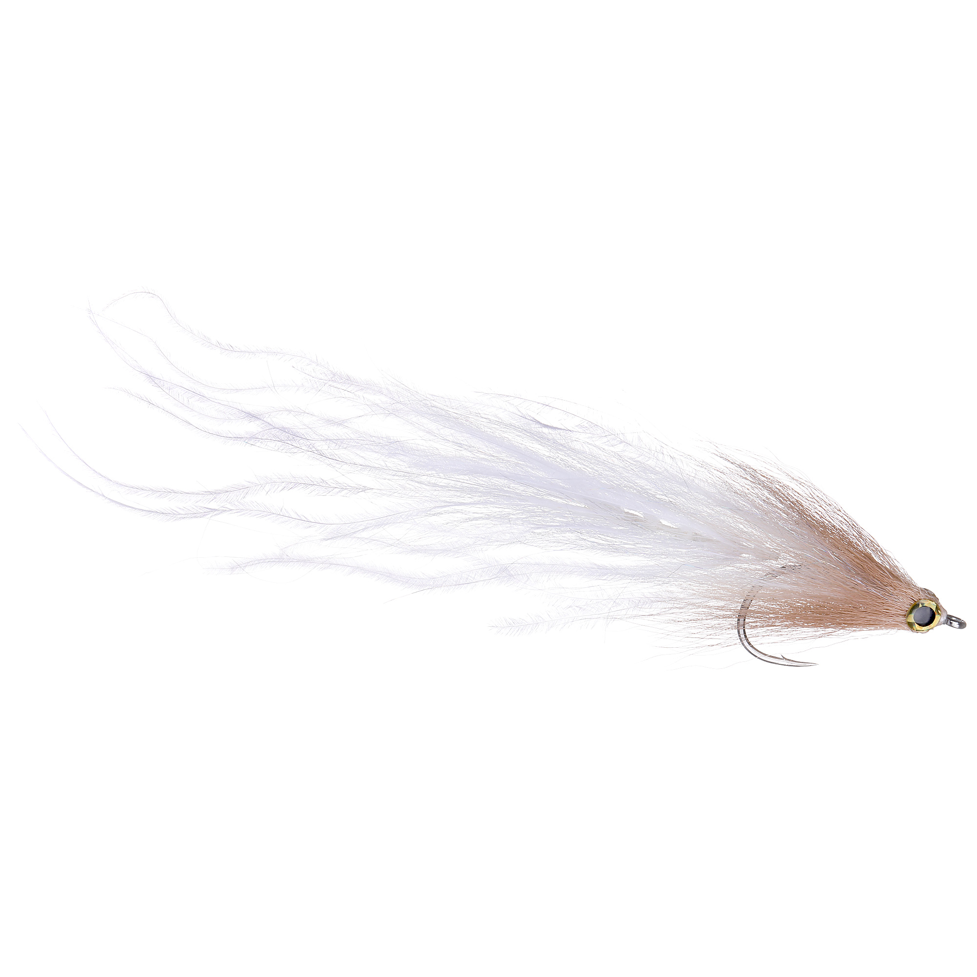 Superflies Beast Fly GT White/Tan AHREX SA290 #8/0 Salzwasserfliege