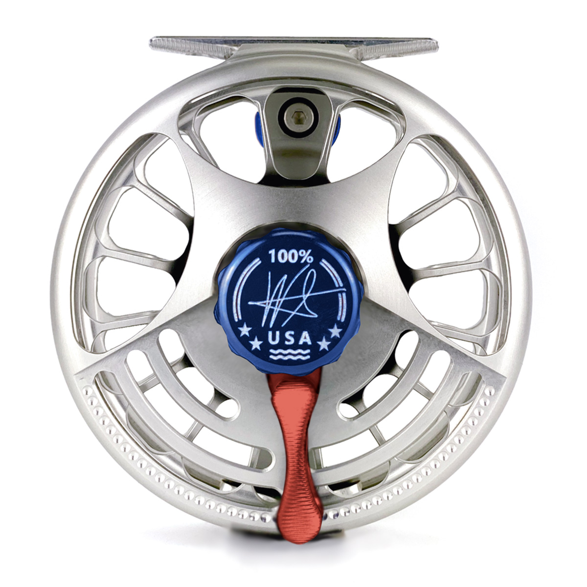 Seigler_Fliegenrolle_silver_red_blue