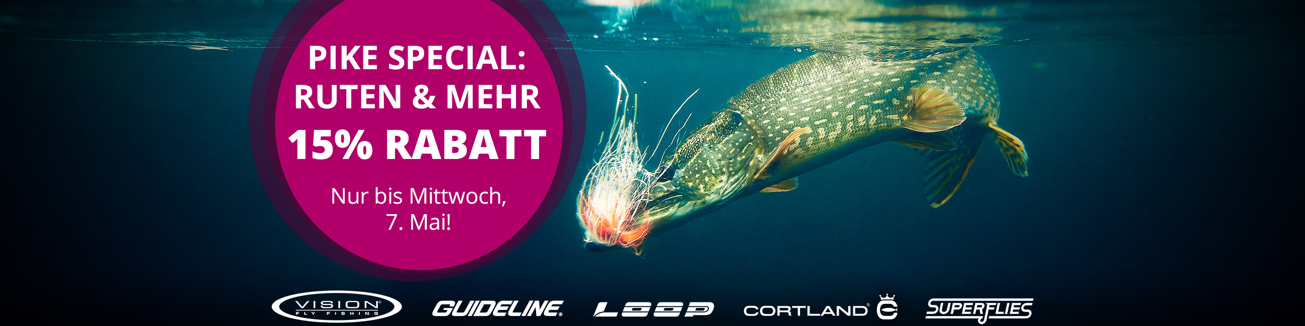 Pike Special: 15% auf Ruten & mehr bis 7.5.