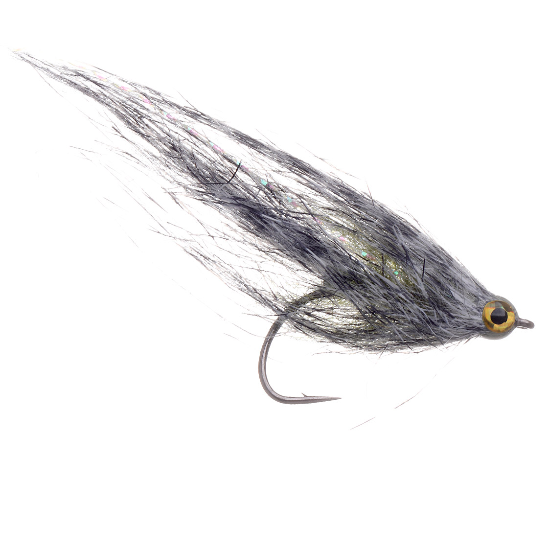 Superflies Craft Fur Baitfish Speckled Olive Ahrex Streamer Meerforellenfliege #4