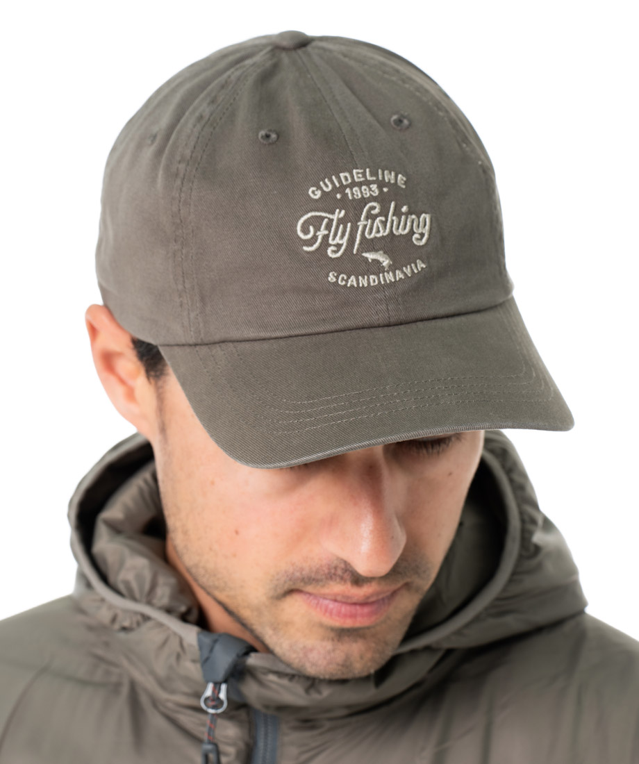 Guideline Fly Fishing Dad Cap - Forest Grey
