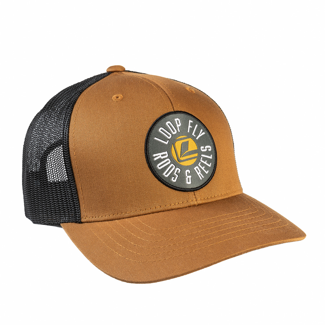 Loop Fly Rods & Reels  Cap Schirmmütze Hat caramel/black