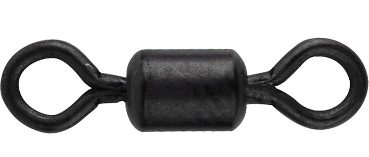 Spro Wirbel Matt Schwarz Black Rolling Swivel