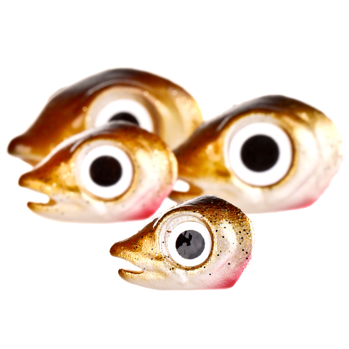 P-23054_fishmask_gold_titel Wurm Fischkopf 3D Fishmask gold